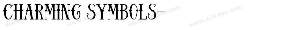 Charming Symbols字体转换